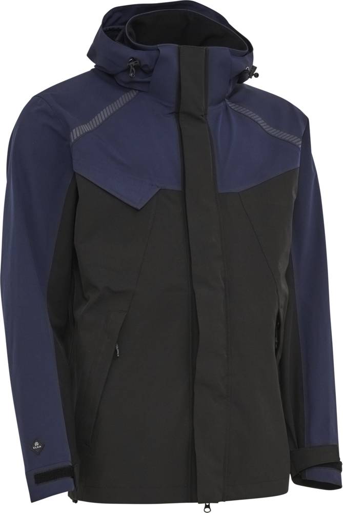 ELKA RAINWEAR 3-Lagen-Jacke mit Stretch 186101 Regenjacke Größe: Marine/Schwarz_2XL