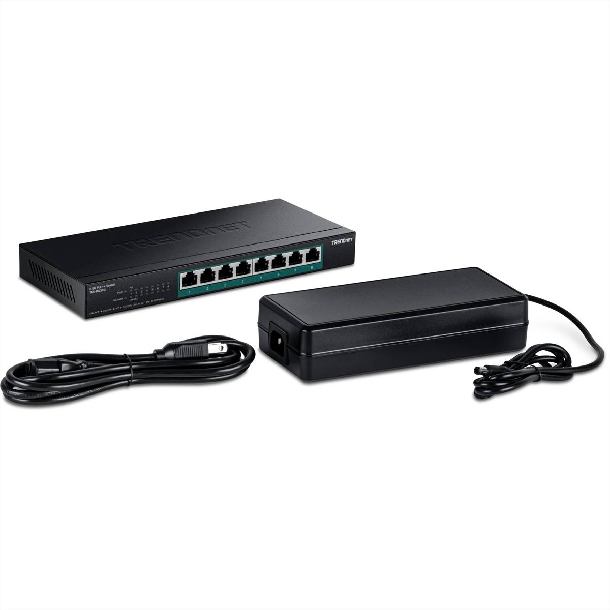 TRENDnet TPE-BG380 Switch 8-Port 2.5G PoE++