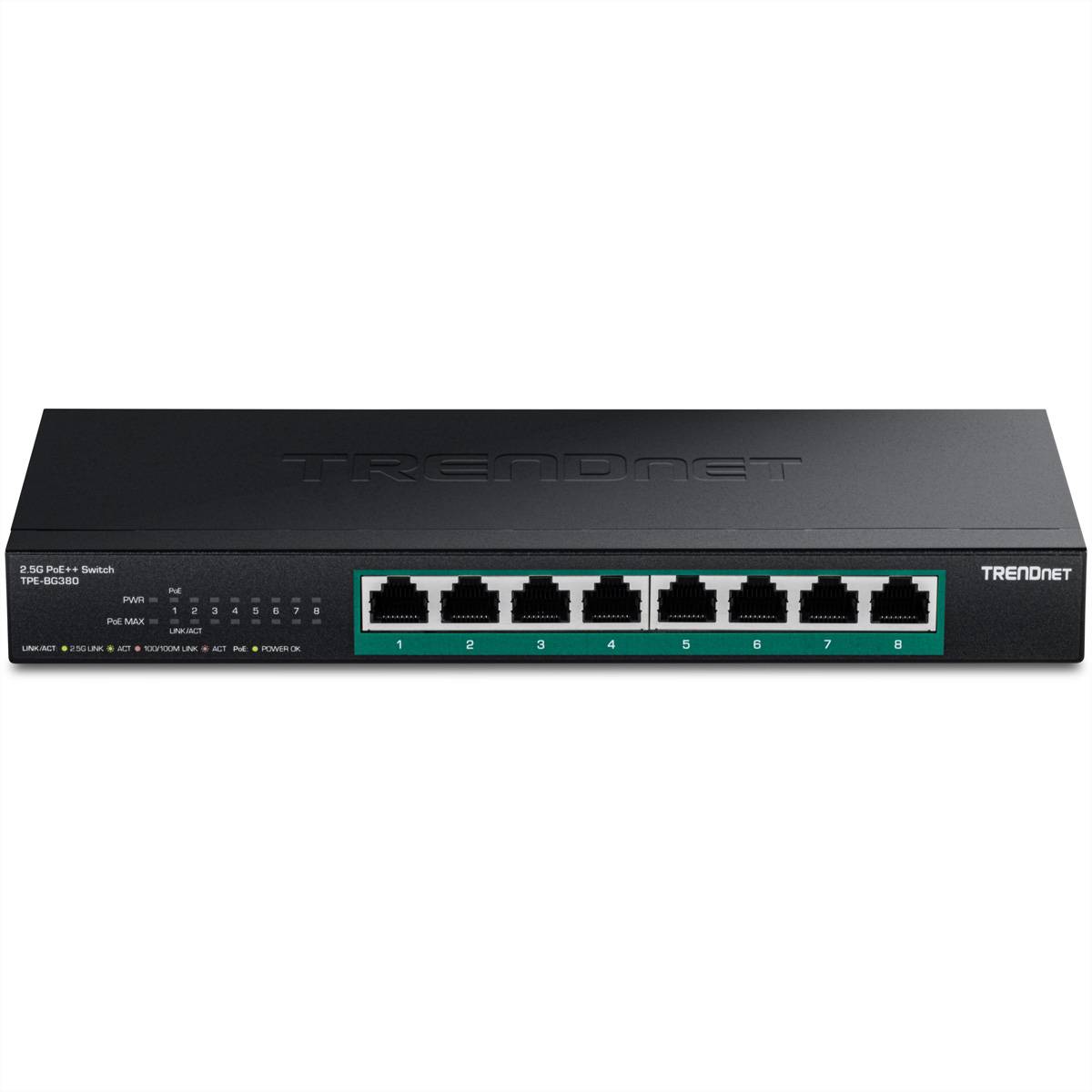 TRENDnet TPE-BG380 Switch 8-Port 2.5G PoE++