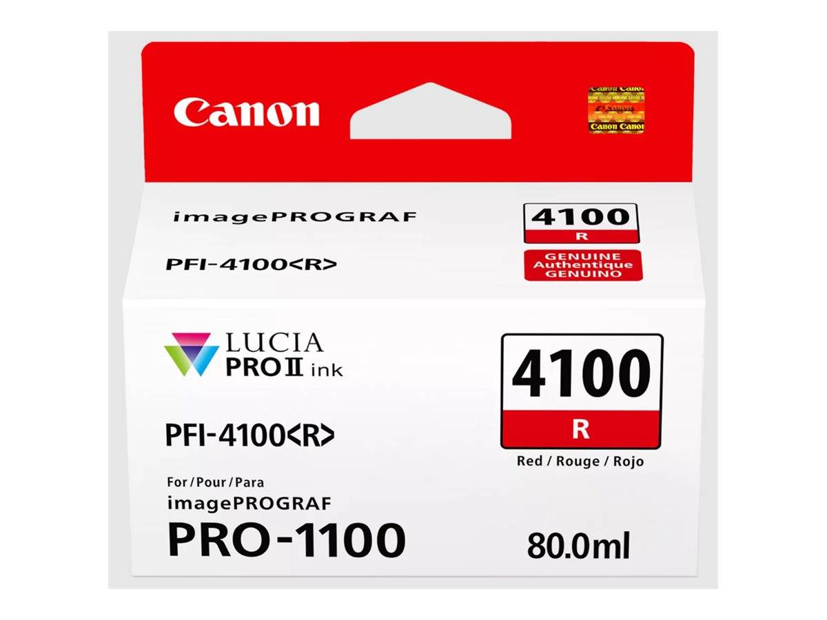 Canon PFI-4100 R - 80 ml - Rot - original - Hängebox