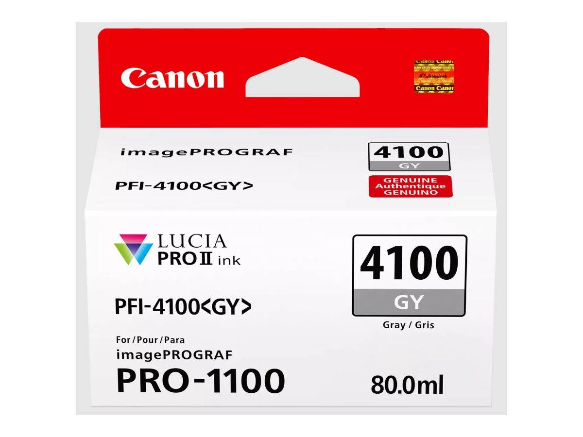 Canon PFI-4100 GY - 80 ml - Grau - original - hängende Box