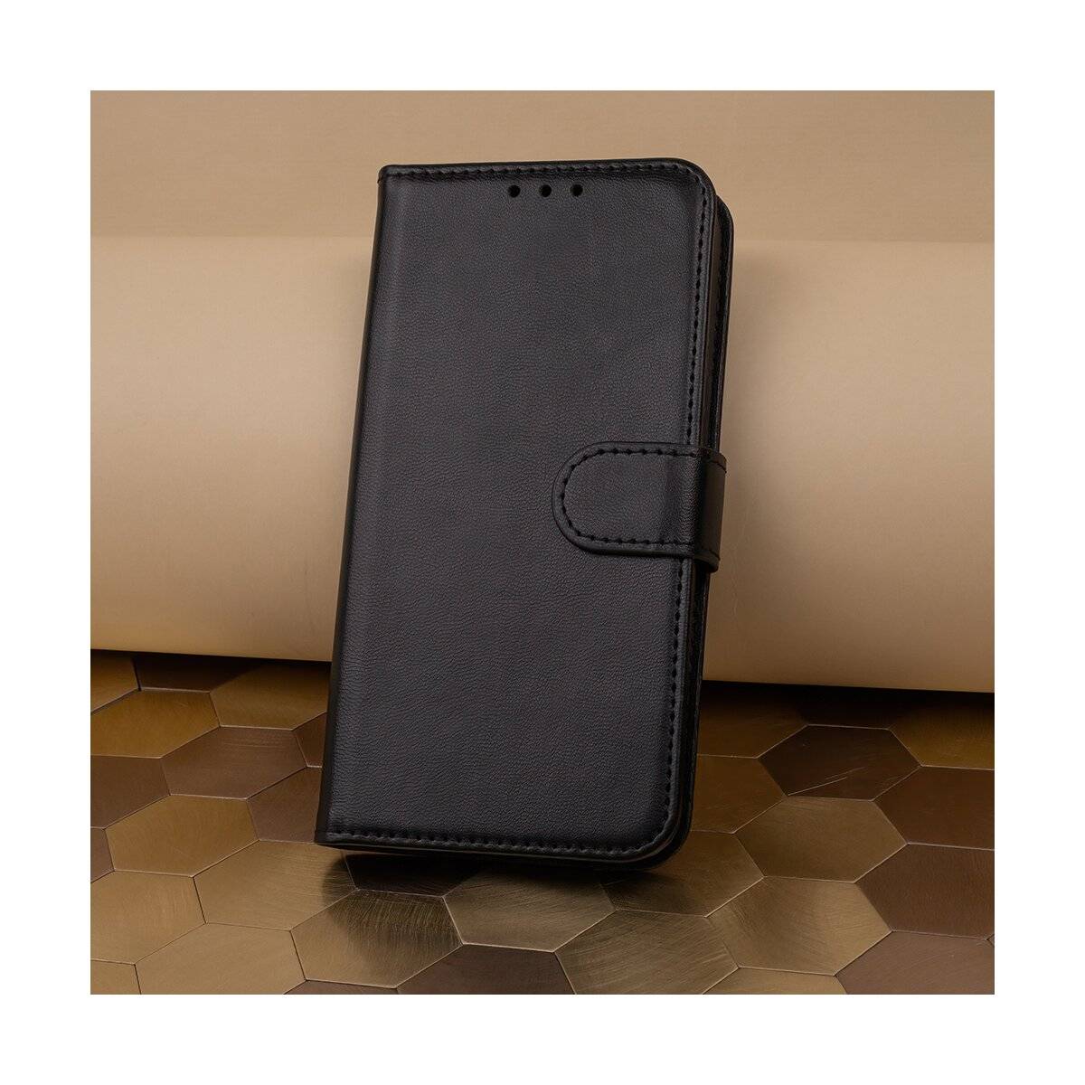Smart Classic Magnet Hülle Standfunktion kompatibel mit iPhone 16 Plus Schwarz