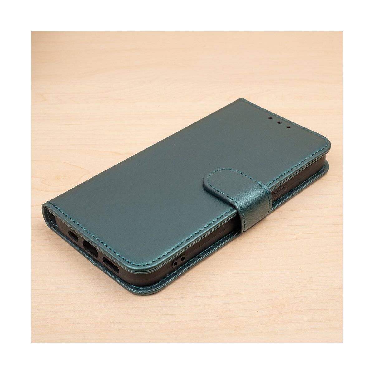 Smart Classic Magnet Hülle Standfunktion kompatibel mit iPhone 16 Plus Dunkelgrün