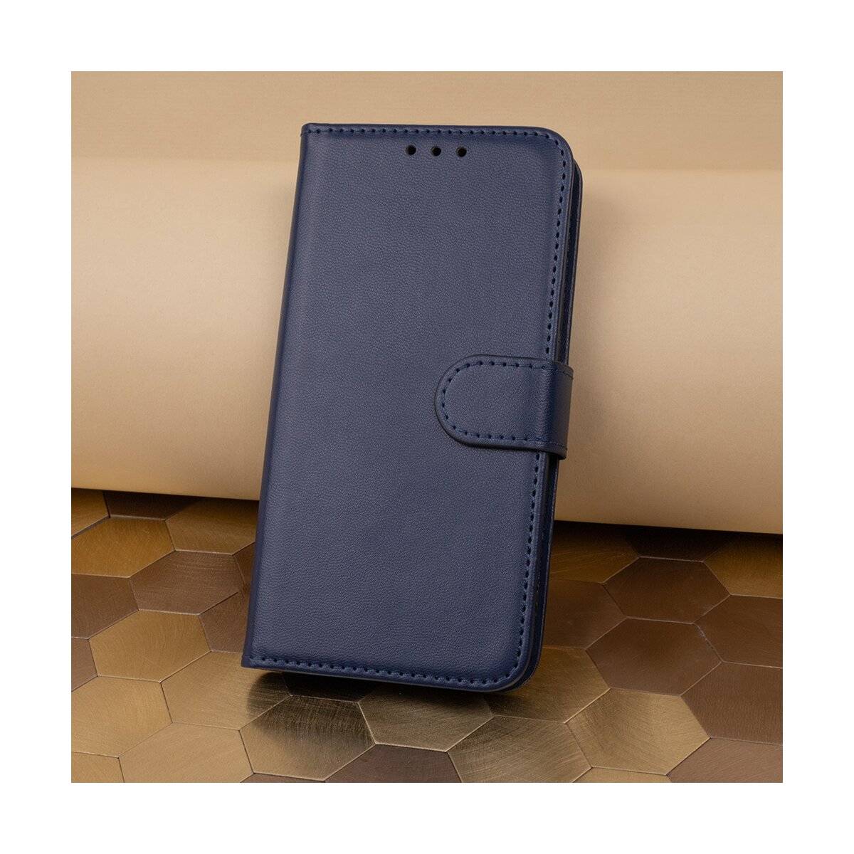 Smart Classic Magnet Hülle Standfunktion kompatibel mit iPhone 16 Pro Navyblau