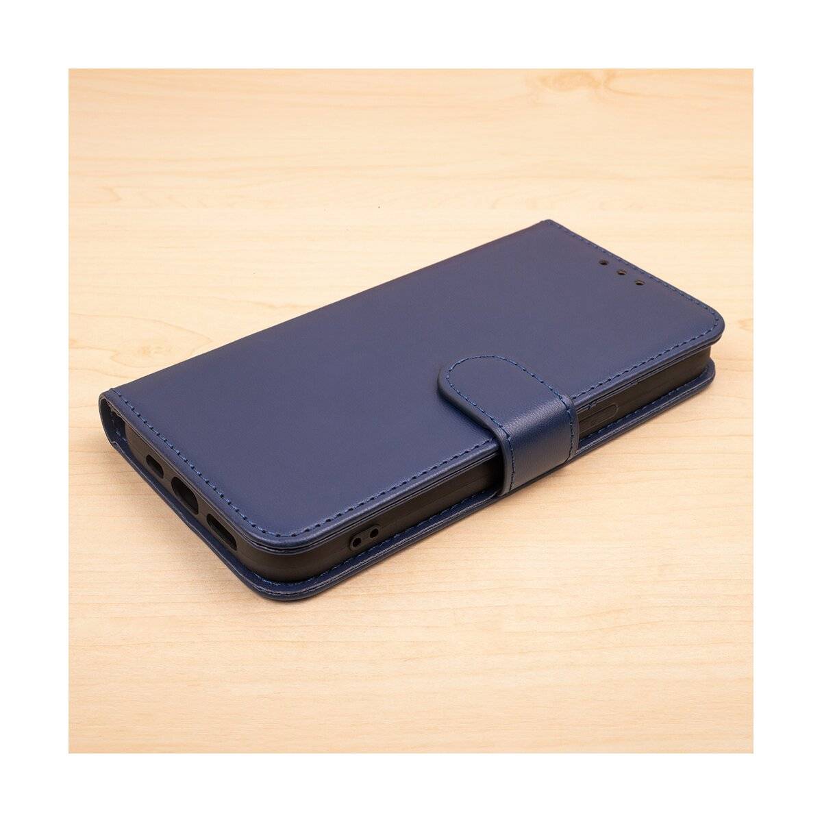 Smart Classic Magnet Hülle Standfunktion kompatibel mit iPhone 16 Pro Navyblau