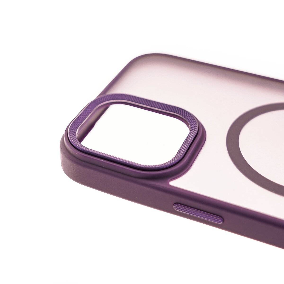 Roma Case MagSafe Matt-Transparente Hülle - Schlankes Design kompatibel mit iPhone 16 Lila
