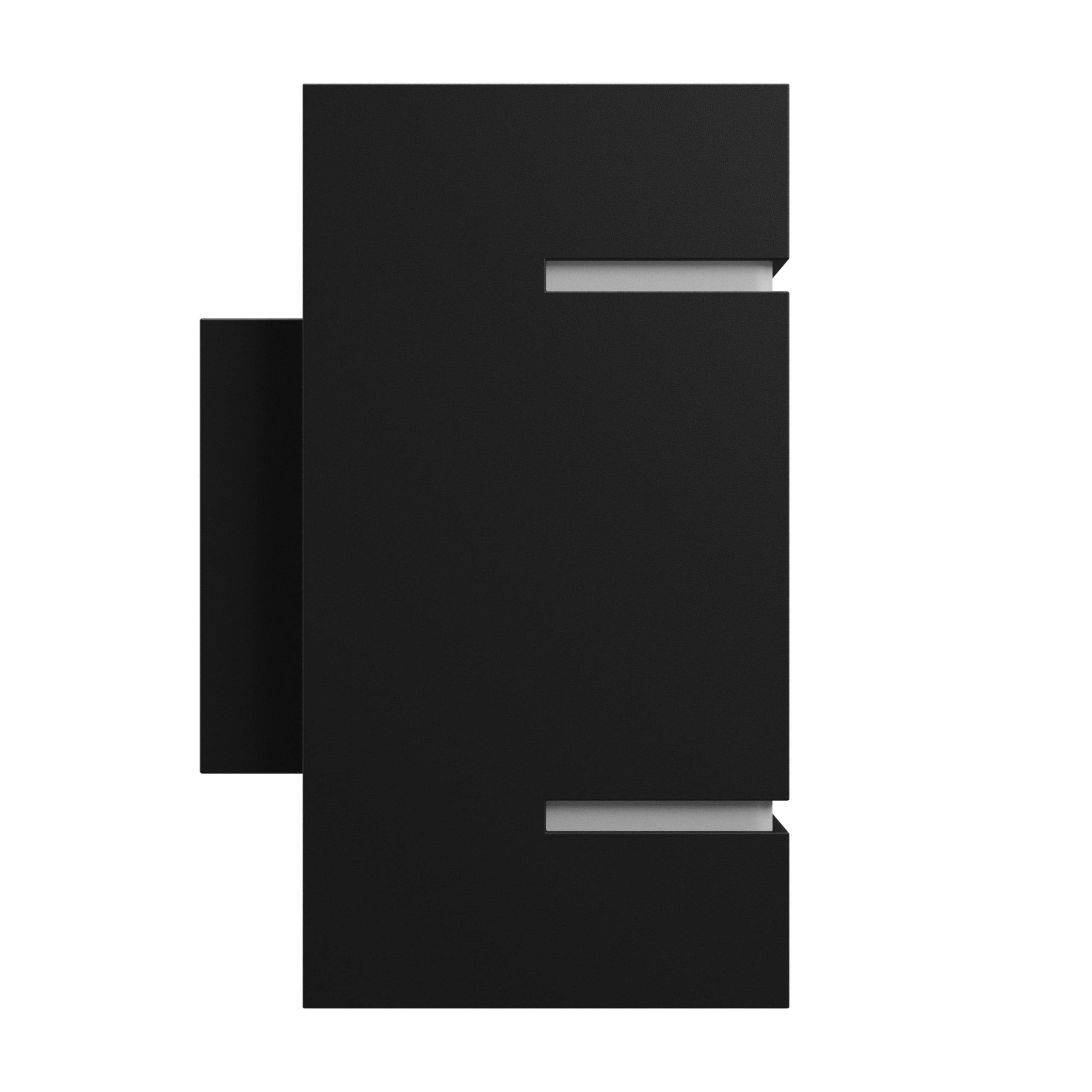 Spectrum LED Wandleuchte SQUALLA LUMO G9 IP20 Innenleuchte eckig schwarz Up & Down max. 6W