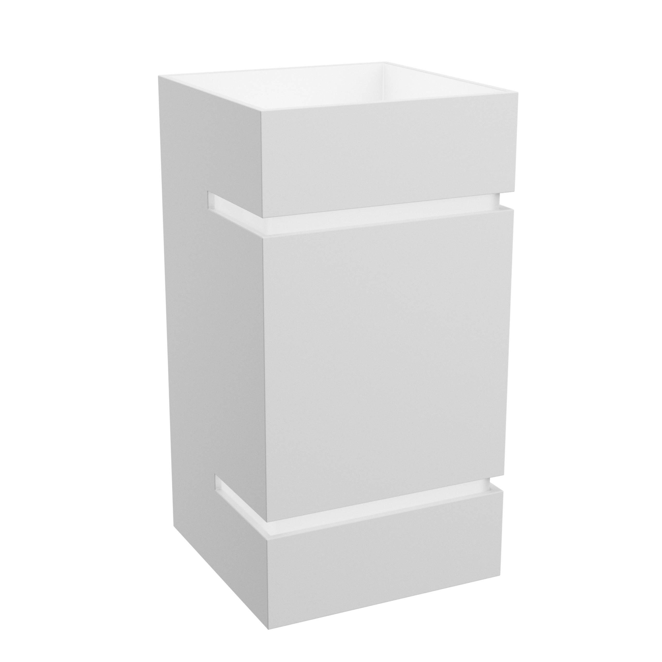 Spectrum LED Wandleuchte SQUALLA LUMO G9 IP20 Innenleuchte eckig weiß Up & Down max. 6W