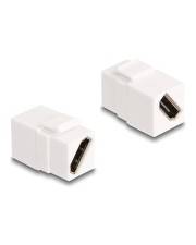Delock Keystone Modul HDMI Buchse zu diagonal 8K 60 Hz weiß Weiß