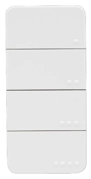 SHELLY smarte Fernbedienung Blu RC Button 4, inkl. Magnethalter, 4-fach