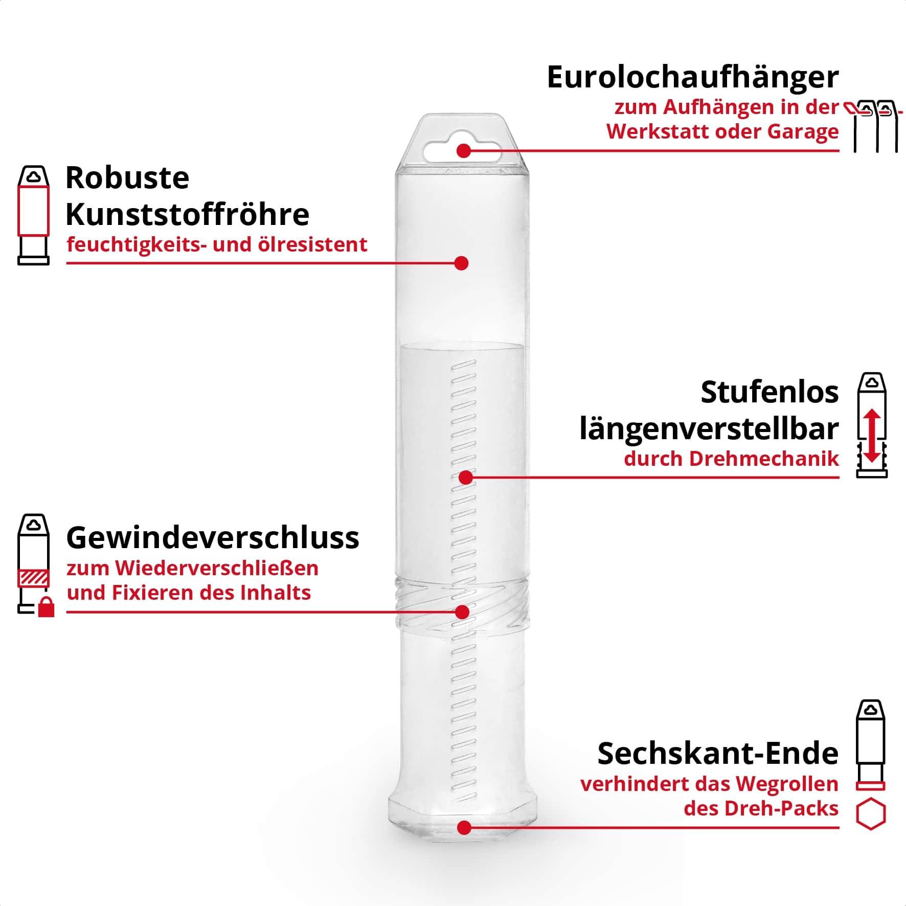 EINHELL SDS-Plus Meißel-Set 247205, 250 mm, 4-teilig