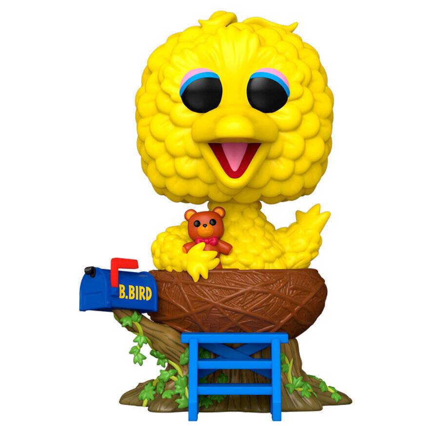 Sesamstraße POP! Deluxe Vinyl Figur Big Bird in Nest 17 cm