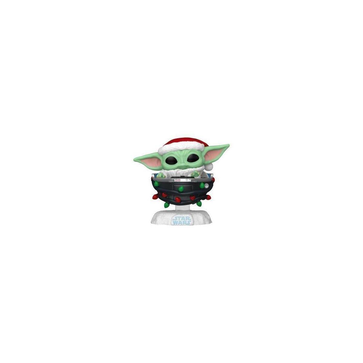 FK80010 - Star Wars: Mandalorian POP! Vinyl Figur Holiday Grogu Pram 9 cm