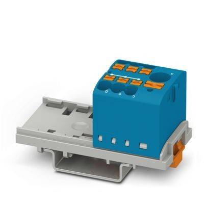 Ein zylindrischer Metallstecker mit mehreren Steckplätzen, ausgestattet mit geripptem Griff für sicheren Halt, häufig in elektronischen Geräten verwendet.