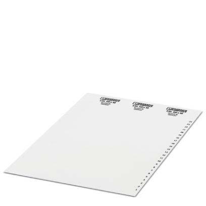 Ein transparenter Plastik-Aktenteiler für Dokumente im Briefformat, ausgestattet mit vorgestanzten Löchern entlang einer Kante und gedruckten Registerkarten mit Beschriftung von 1 bis 31.