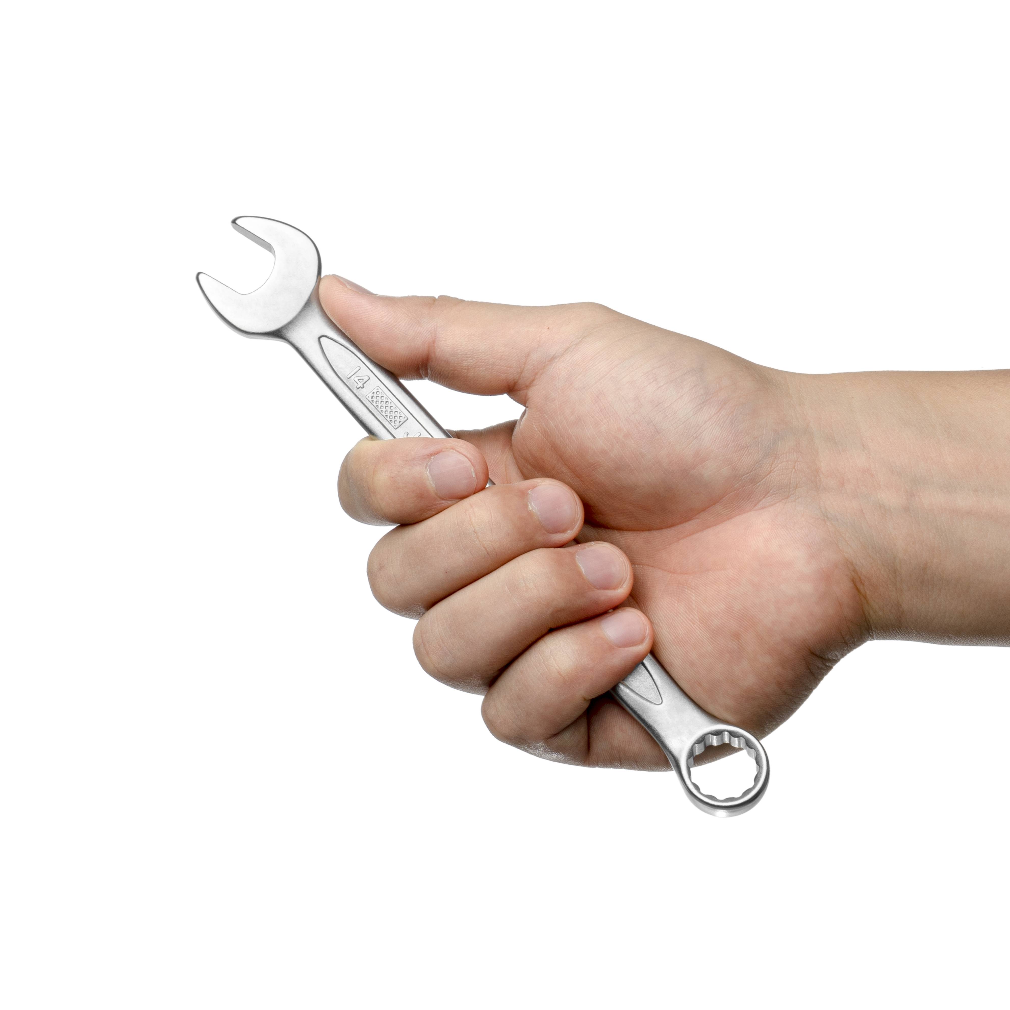 Jetech Ringmaulschlüssel 14mm – Hochfester Schraubenschlüssel aus Cr-V Stahl mit sandgestrahlter Oberfläche