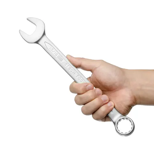 Jetech 38cm/40cm Ringmaulschlüssel Schraubenschlüssel in Industriequalität mit 12-Punkt-Design,5-Grad-Versatz,Chrom-Vanadium-Stahlmaterial,Robust Jetech 38cm/40cm Ringmaulschlüssel Schraubenschlüssel in Industriequalität mit 12-Punkt-Design,5-Grad-Versatz,Chrom-Vanadium-Stahlmaterial,Robust
