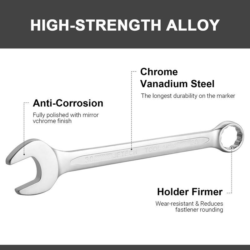 Schraubenschlüssel aus Chrom-Vanadium-Stahl in 
