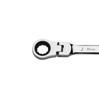 Jetech 18mm flexibler Kopf Schraubenschlüssel,Industriequalität Flex Ratschenschlüssel aus geschmiedetem,wärmebehandeltem Cr-V Legierungsstahl Jetech 18mm flexibler Kopf Schraubenschlüssel,Industriequalität Flex Ratschenschlüssel aus geschmiedetem,wärmebehandeltem Cr-V Legierungsstahl