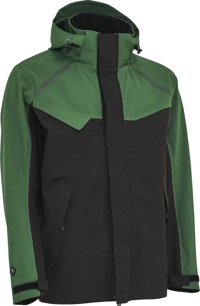 ELKA RAINWEAR 3-Lagen-Jacke mit Stretch 186101 Regenjacke Größe: Grün/Schwarz_2XL