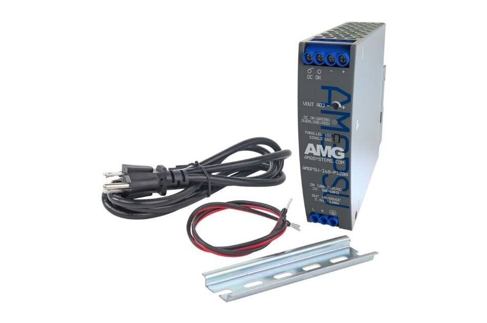 AMGPSU-I48-P120A-K, 52VDC, 120W (2,3A) industrielles Hutschienennetzteil, inklusive EU Netzkabel