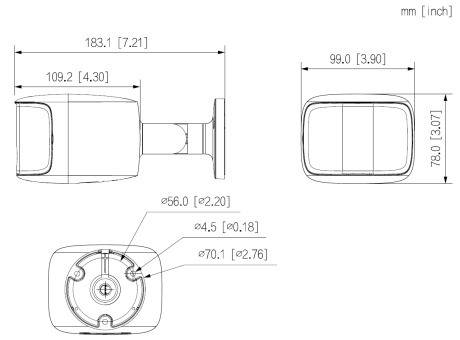 Dahua - IPC-PFW3849SP-A180-E2-AS-PV-0280B-Black - IP - Bullet, - 8MP/2x 4MP/Starlight/WizSense/TIOC/schwarz - 2x 2,8 mm