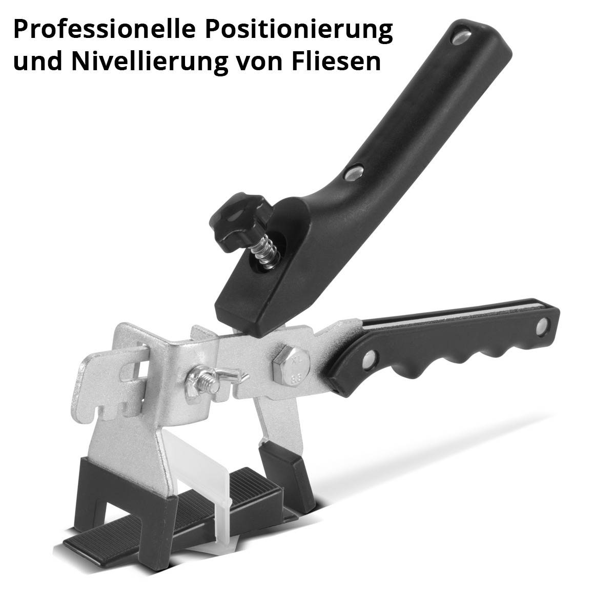 STAHLWERK Fliesen-Nivellier-Set 200 Zuglaschen für 2mm Fugenbreite Verlegesystem