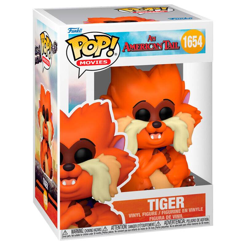 Feivel, der Mauswanderer POP! Movies Vinyl Figur Tiger 9 cm