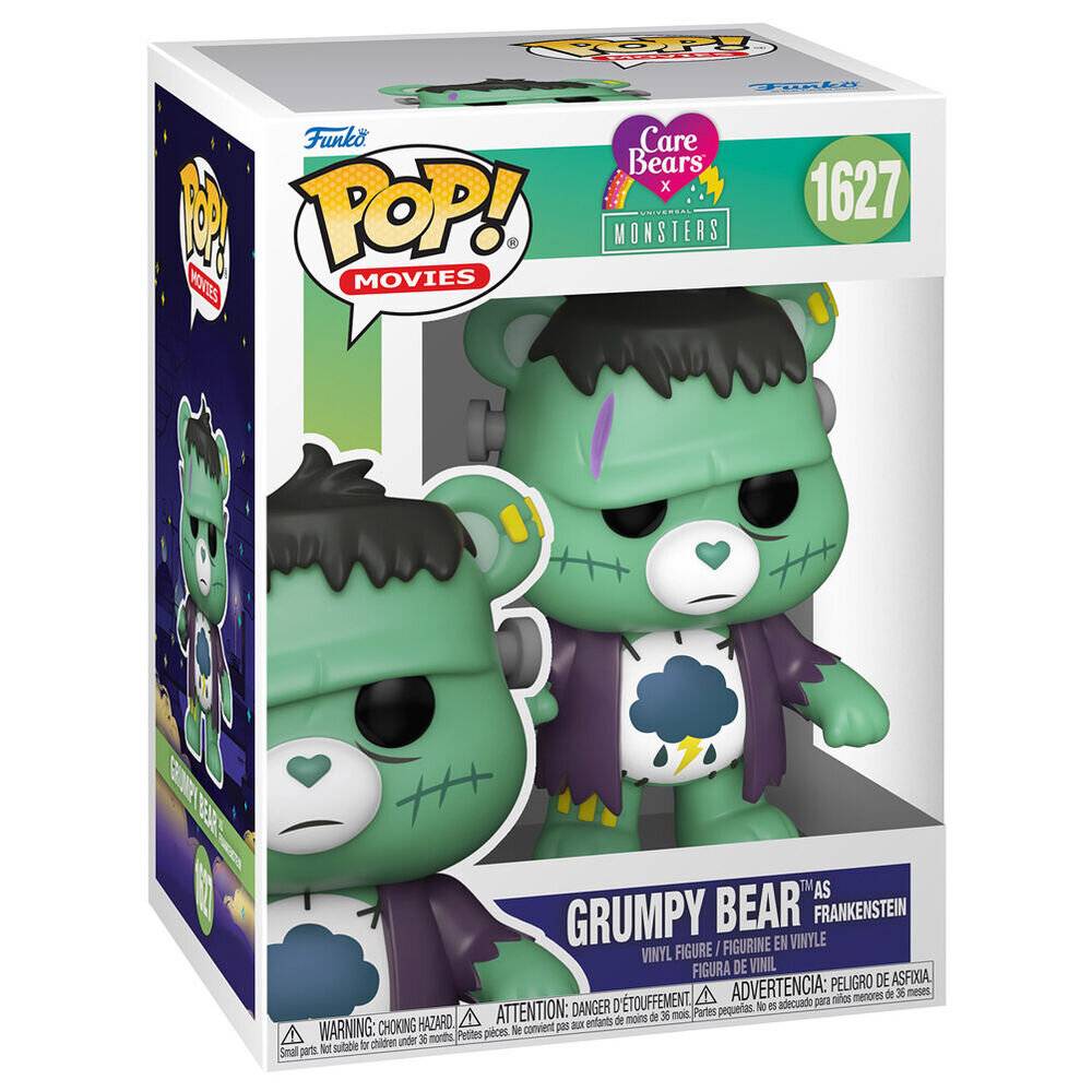 Die Glücksbärchen x Universal Monsters POP! Vinyl Figur Grumpy Bear Frankenstein 9 cm