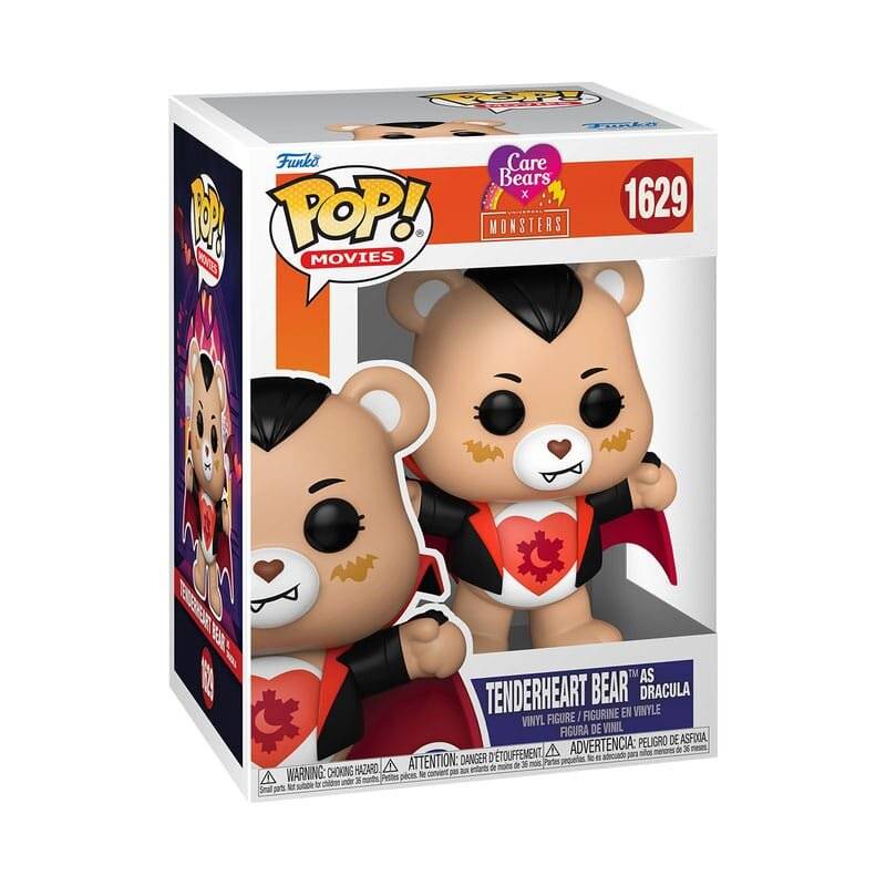 Die Glücksbärchen x Universal Monsters POP! Vinyl Figur Tender Heart Bear as Dracula 9 cm