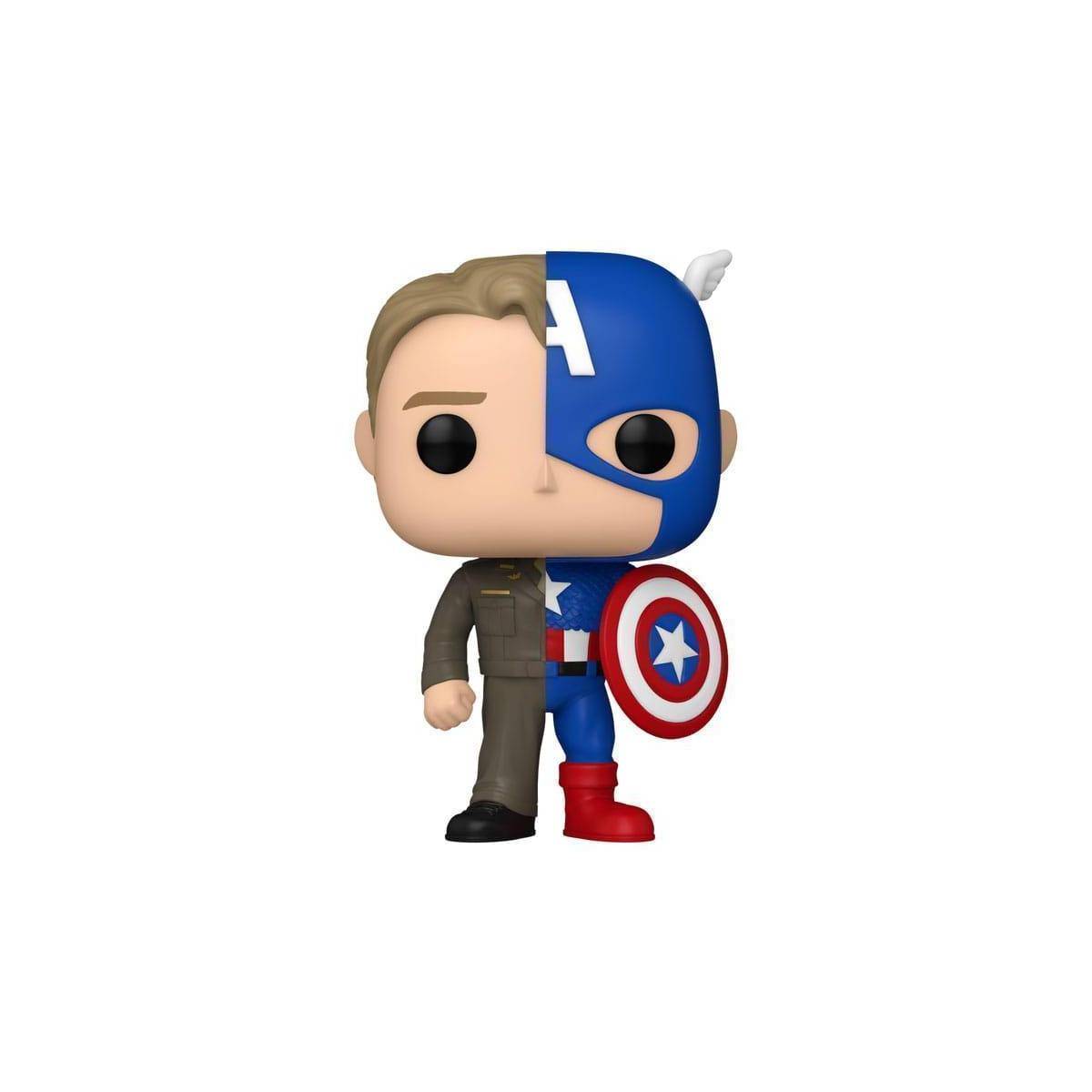 FK80891 - Marvel POP! Vinyl Figur Split- Captain ASteve R 9 cm