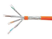 Equip 187321 Netzwerkkabel Orange 100 m Cat7 S/FTP (S-STP) Multimedia-Technik Kabel