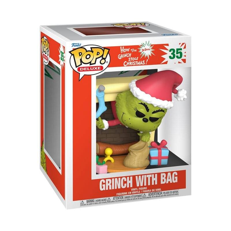 POP Figur Deluxe Der Grinch mit Tasche