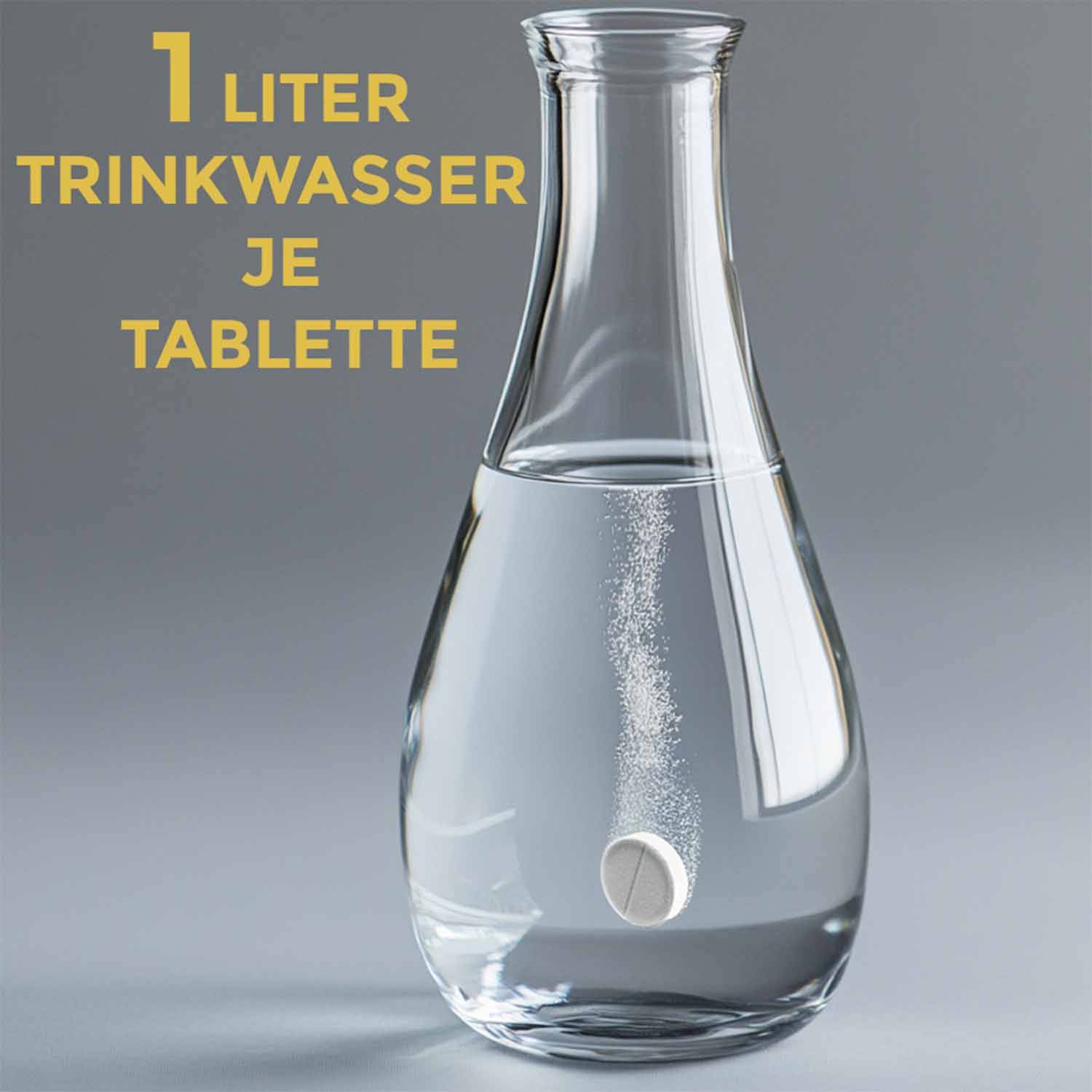 Wicked Chili 10 Stück 1 Liter Wassertabletten zur Trinkwasser Entkeimung, Wasseraufbereitung Entkeimungsmittel,