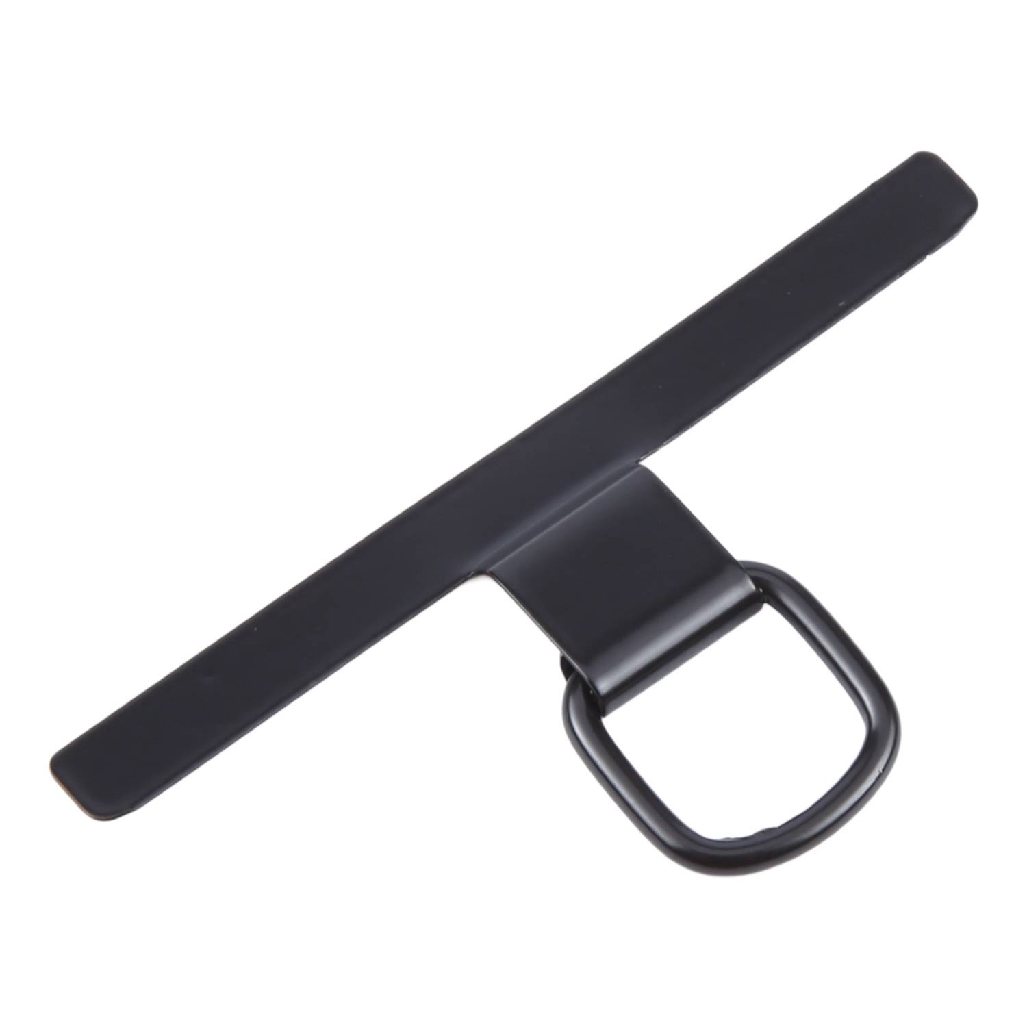 Für Smartphones T Form Design Metall Lanyard Befestigungsring Schwarz
