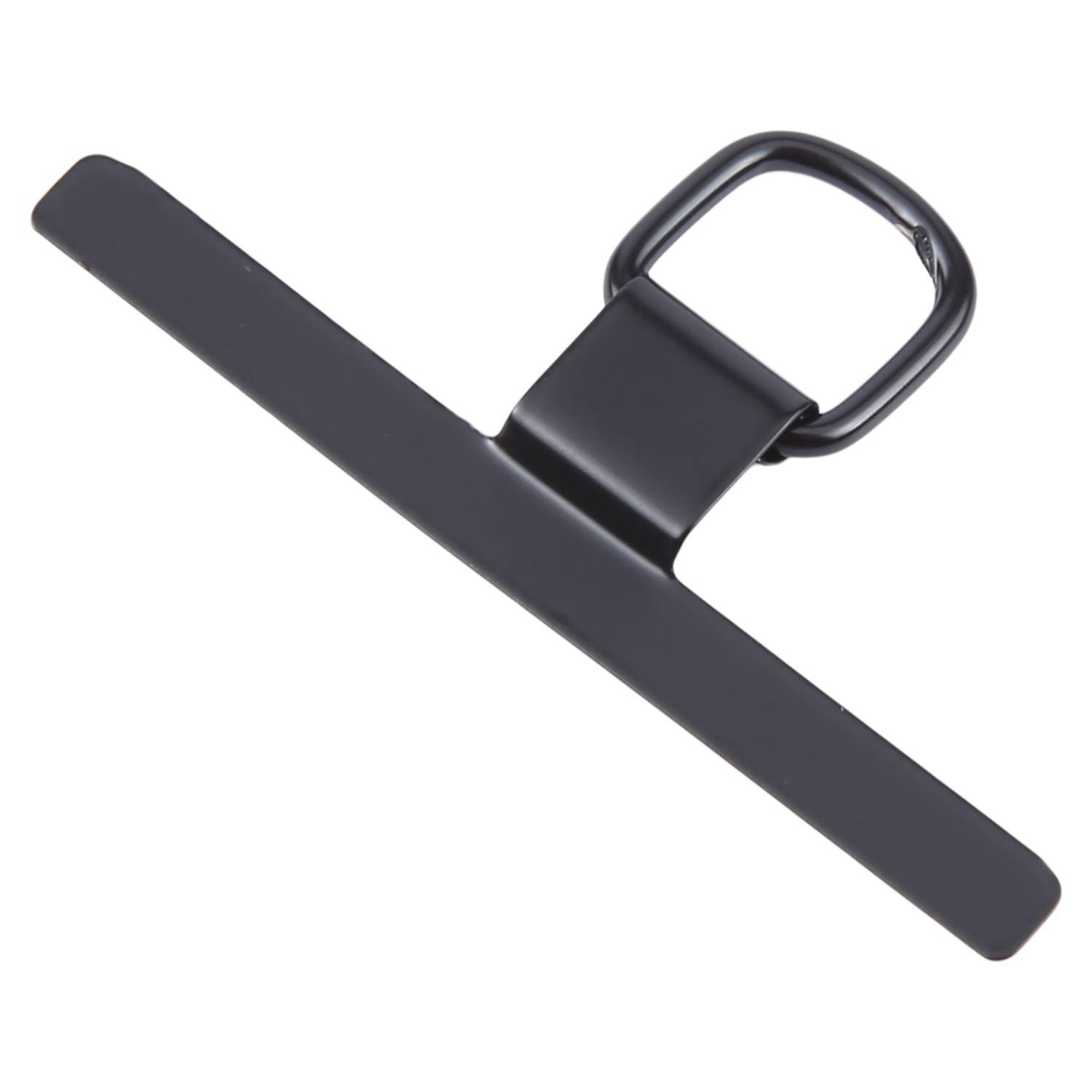 Für Smartphones T Form Design Metall Lanyard Befestigungsring Schwarz