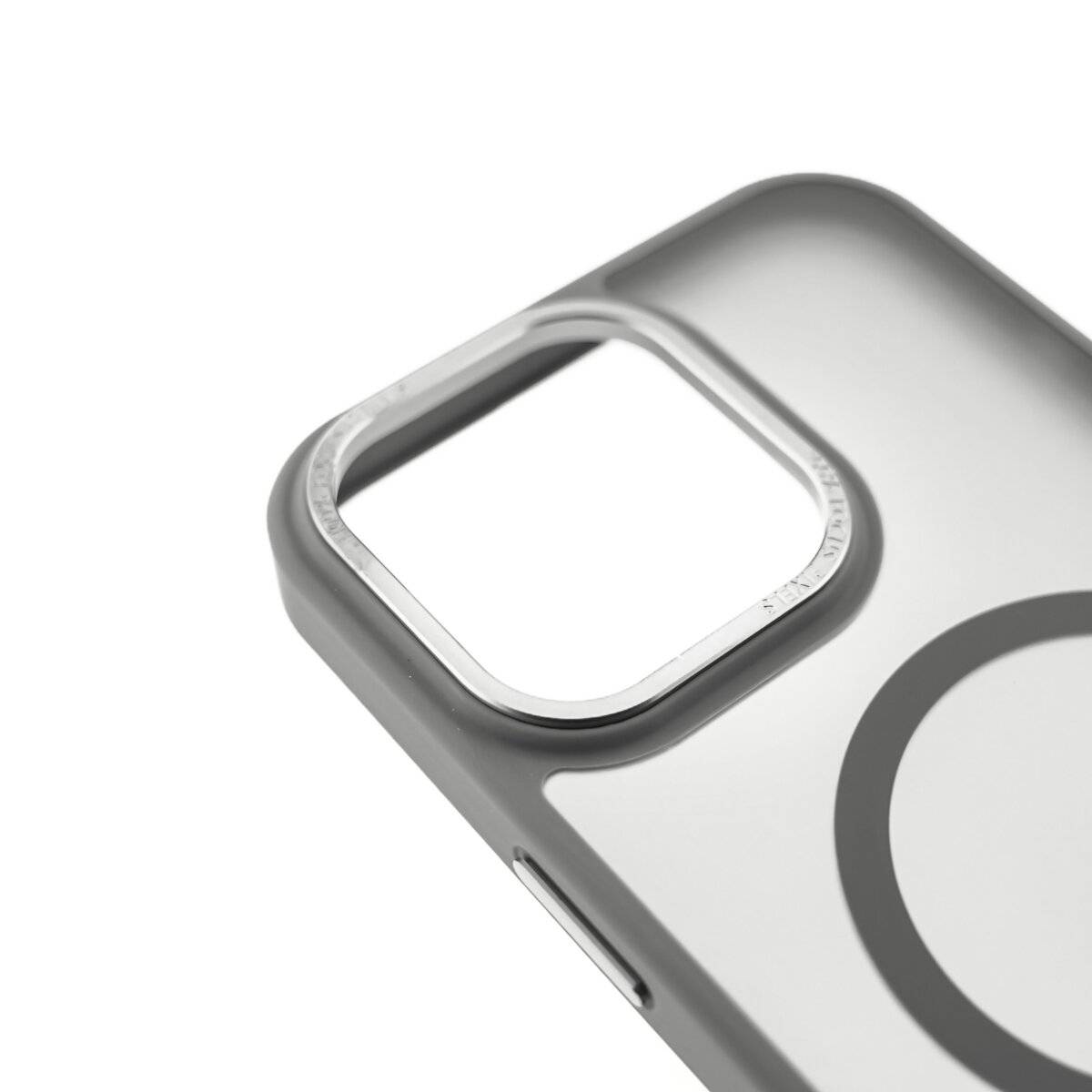 MagSafe Smartphone Hülle Bumper - Matte Oberfläche für eleganten Schutz iPhone 16 Grau