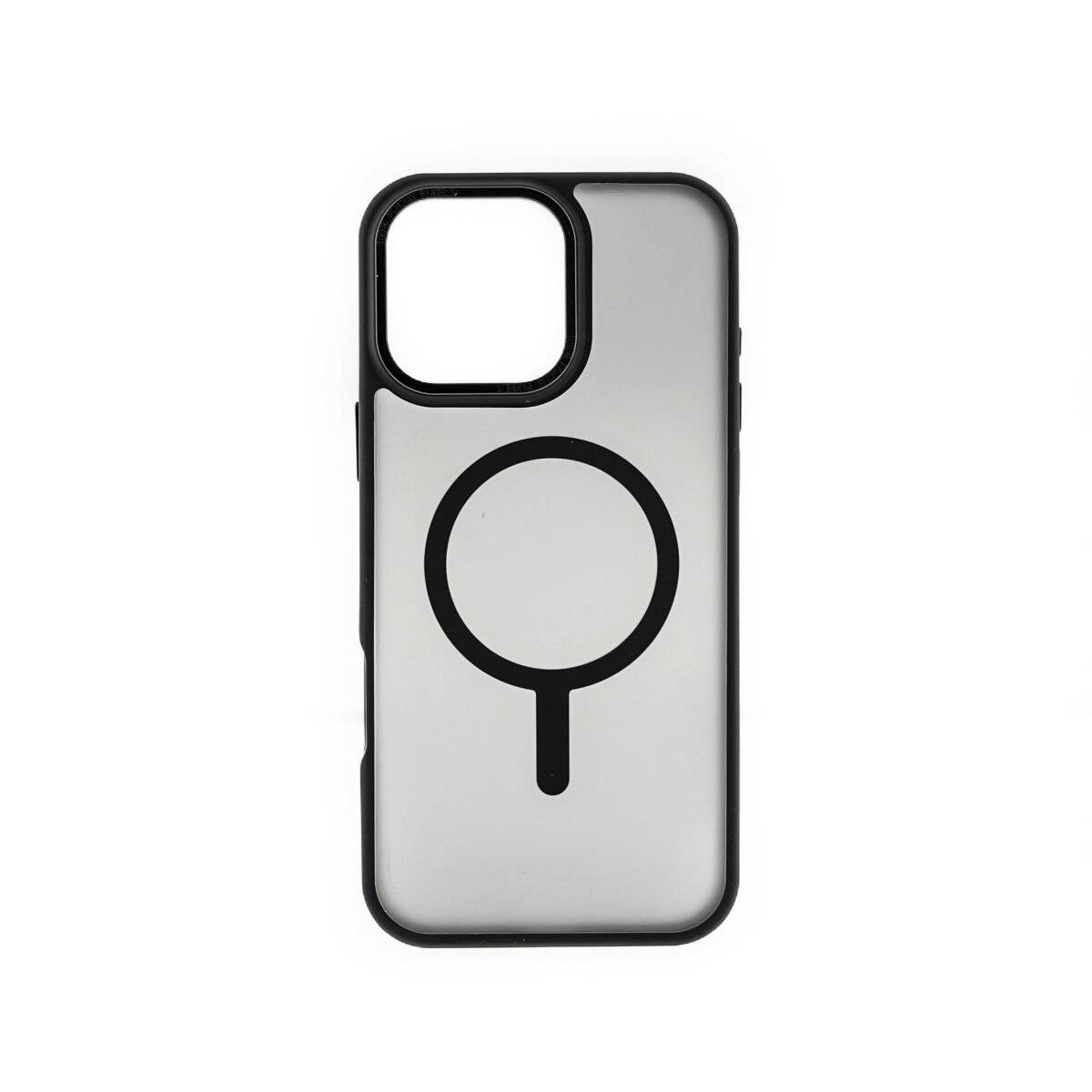 MagSafe Smartphone Hülle Bumper - Matte Oberfläche für eleganten Schutz iPhone 16 Schwarz