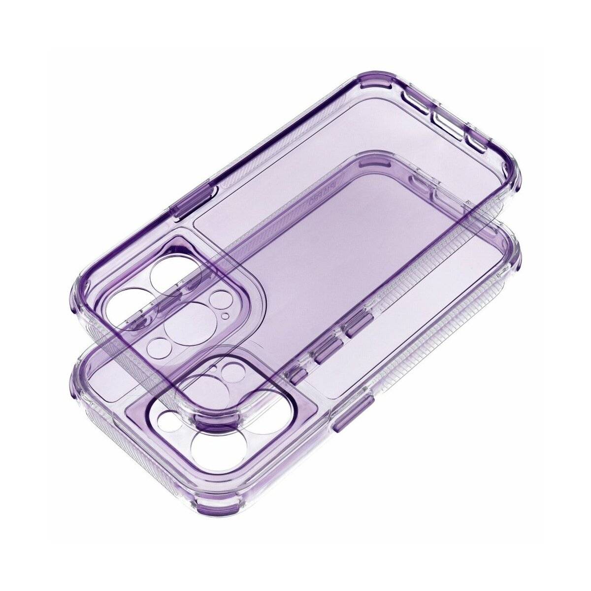Matrix Clear Case Handyhülle kompatibel mit iPhone 16 Lila