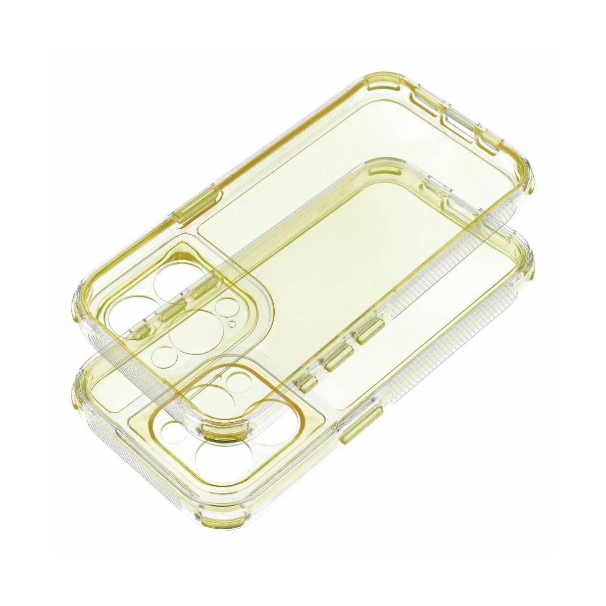 Matrix Clear Case Handyhülle kompatibel mit iPhone 16 Pro Max Gelb