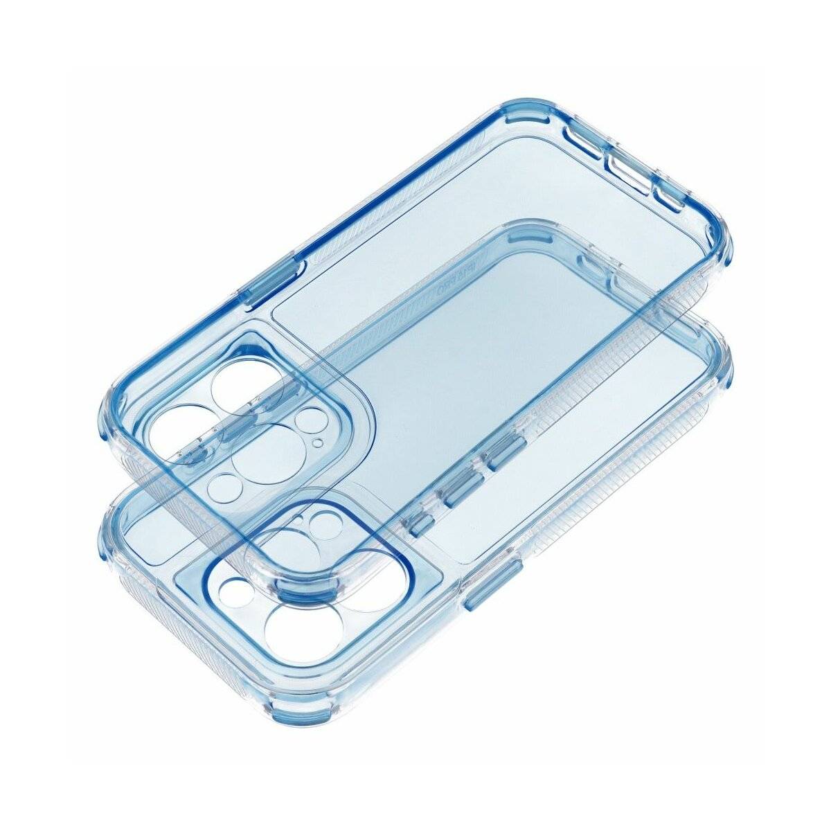 Matrix Clear Case Handyhülle kompatibel mit iPhone 16 Plus Blau