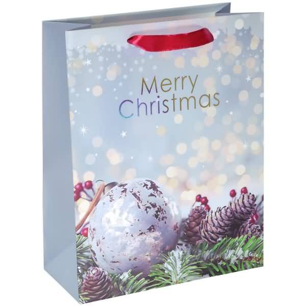 Geschenktasche Large Charmful Christmas 260x330x120mm