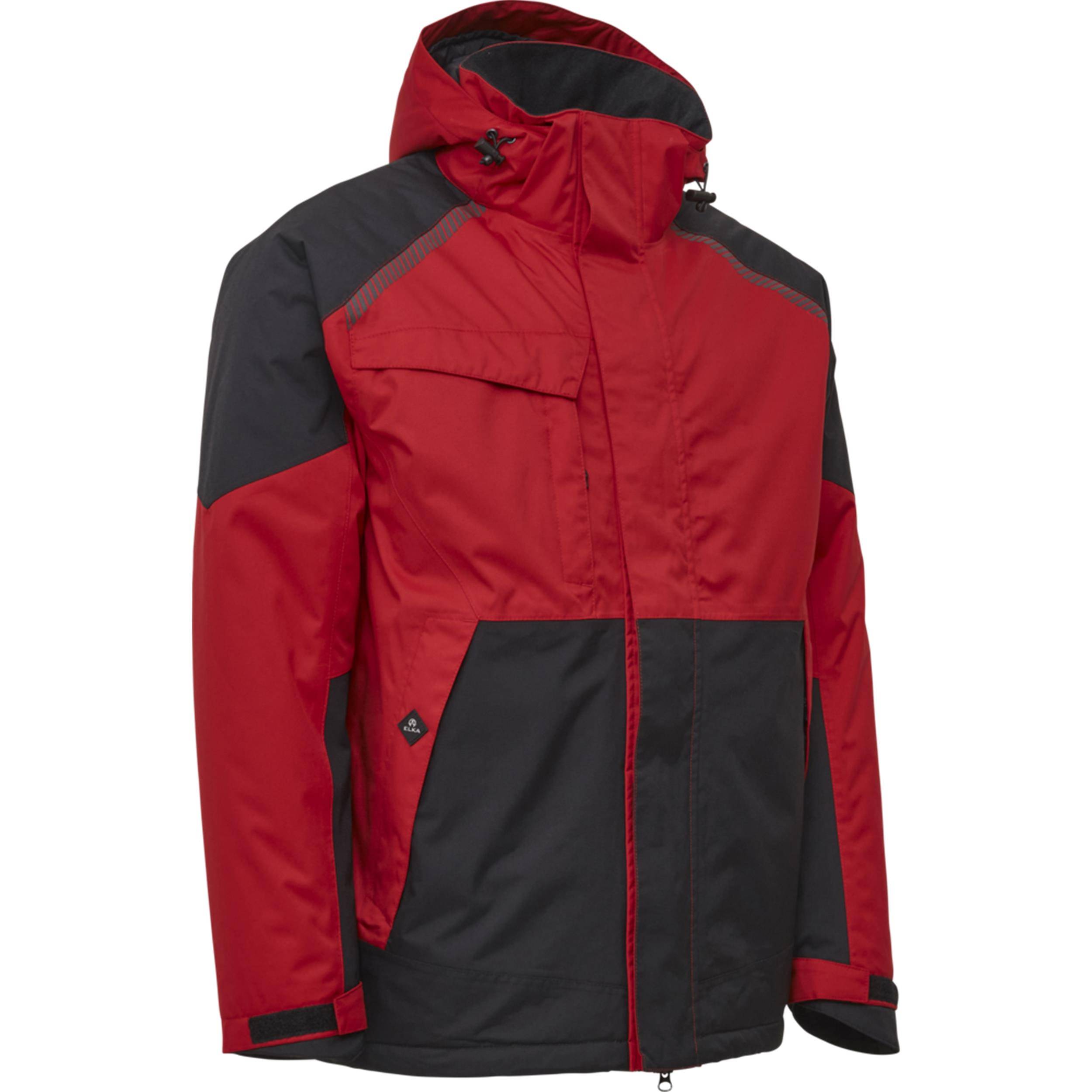 ELKA Working Xtreme Winterjacke mit Stretch THERMOJACKE 186100 Größe: XS Rot/Schwarz