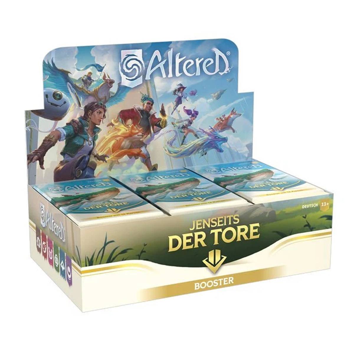 Equinox Altered: Jenseits der Tore Sammelkartenspiel (DE) - Display Mit 36 Booster Packs (+)