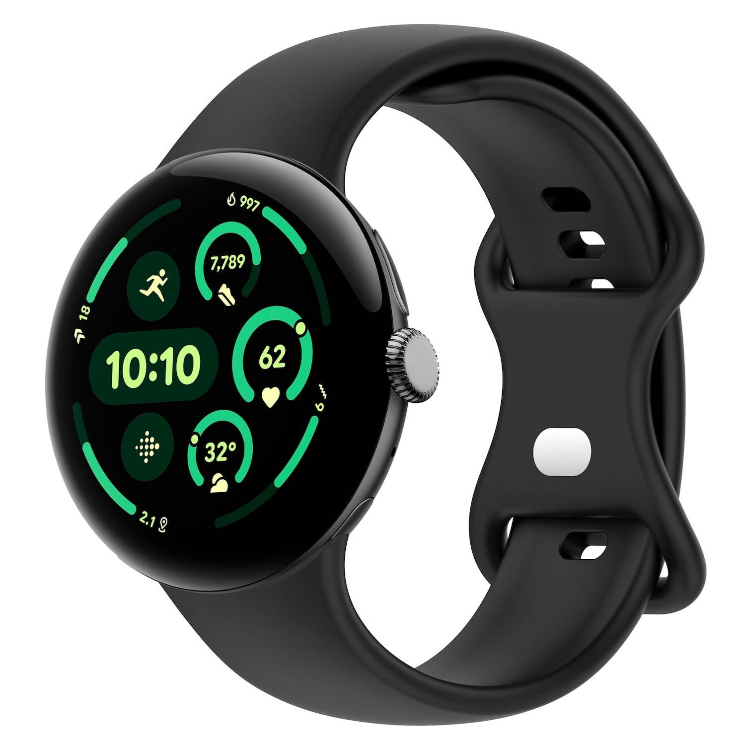 Smartwatch Armband für Google Pixel Watch 5 / 4 / 3 45mm Butterfly-Schnalle