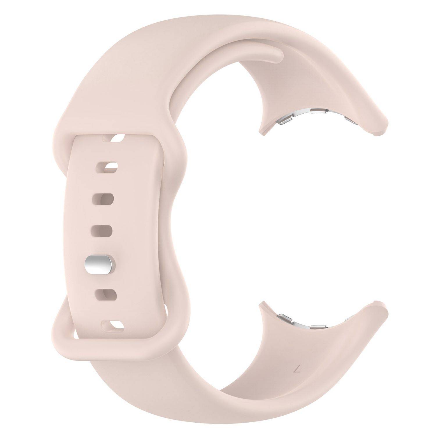 Für Google Pixel Watch 3 45mm Silikon Band Butterfly-Schnalle Rosa