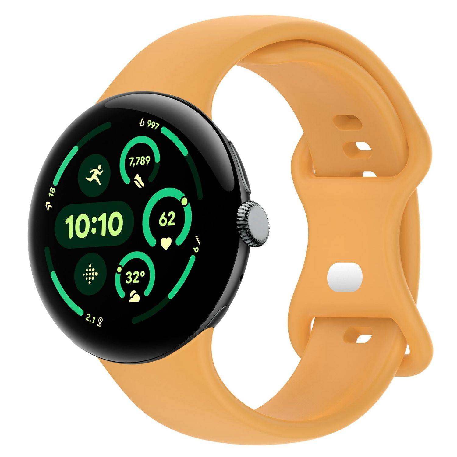 Smartwatch Armband für Google Pixel Watch 5 / 4 / 3 45mm Butterfly-Schnalle