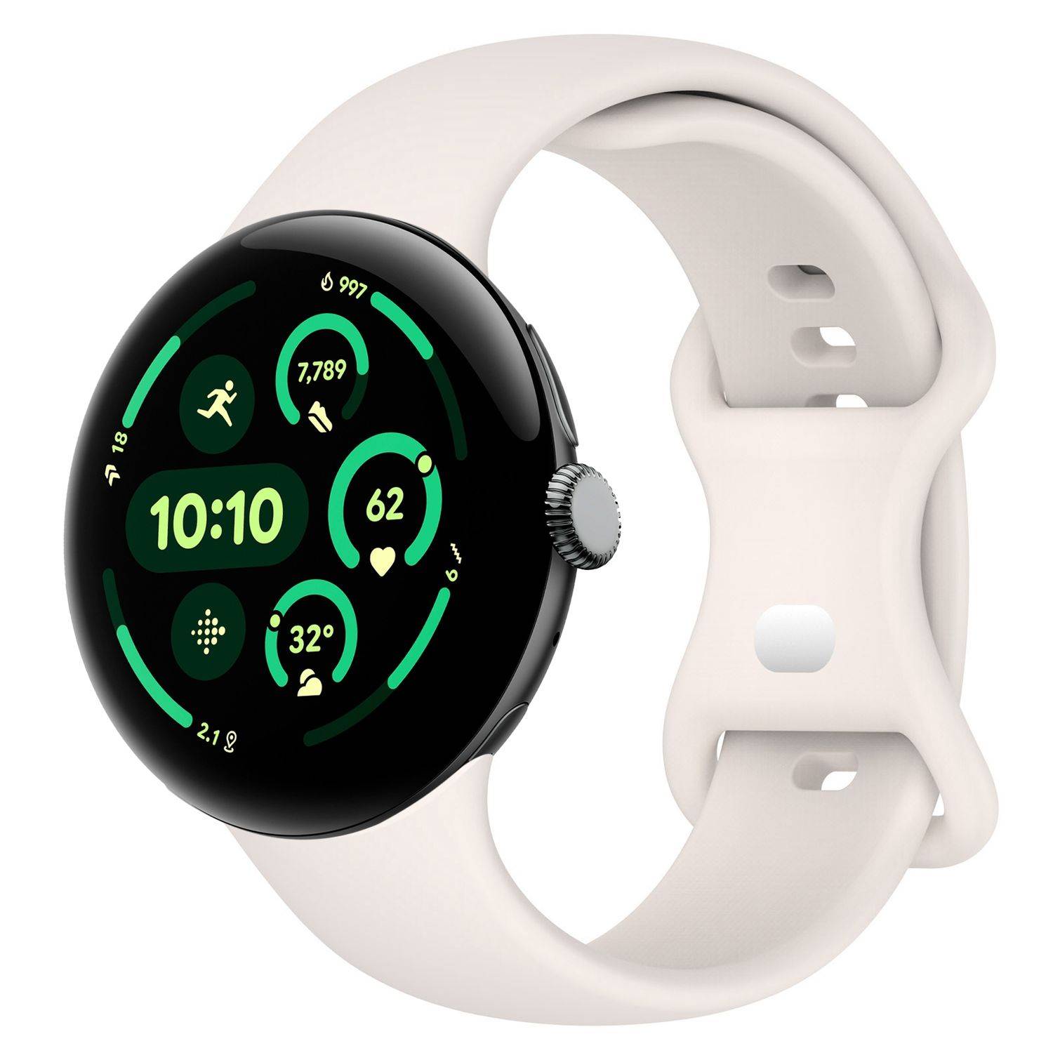 Smartwatch Armband für Google Pixel Watch 5 / 4 / 3 45mm Butterfly-Schnalle