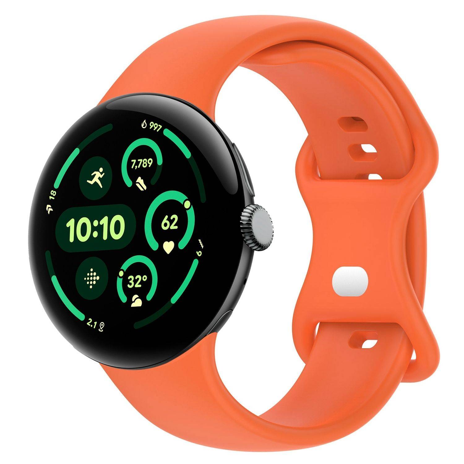 Smartwatch Armband für Google Pixel Watch 5 / 4 / 3 45mm Butterfly-Schnalle
