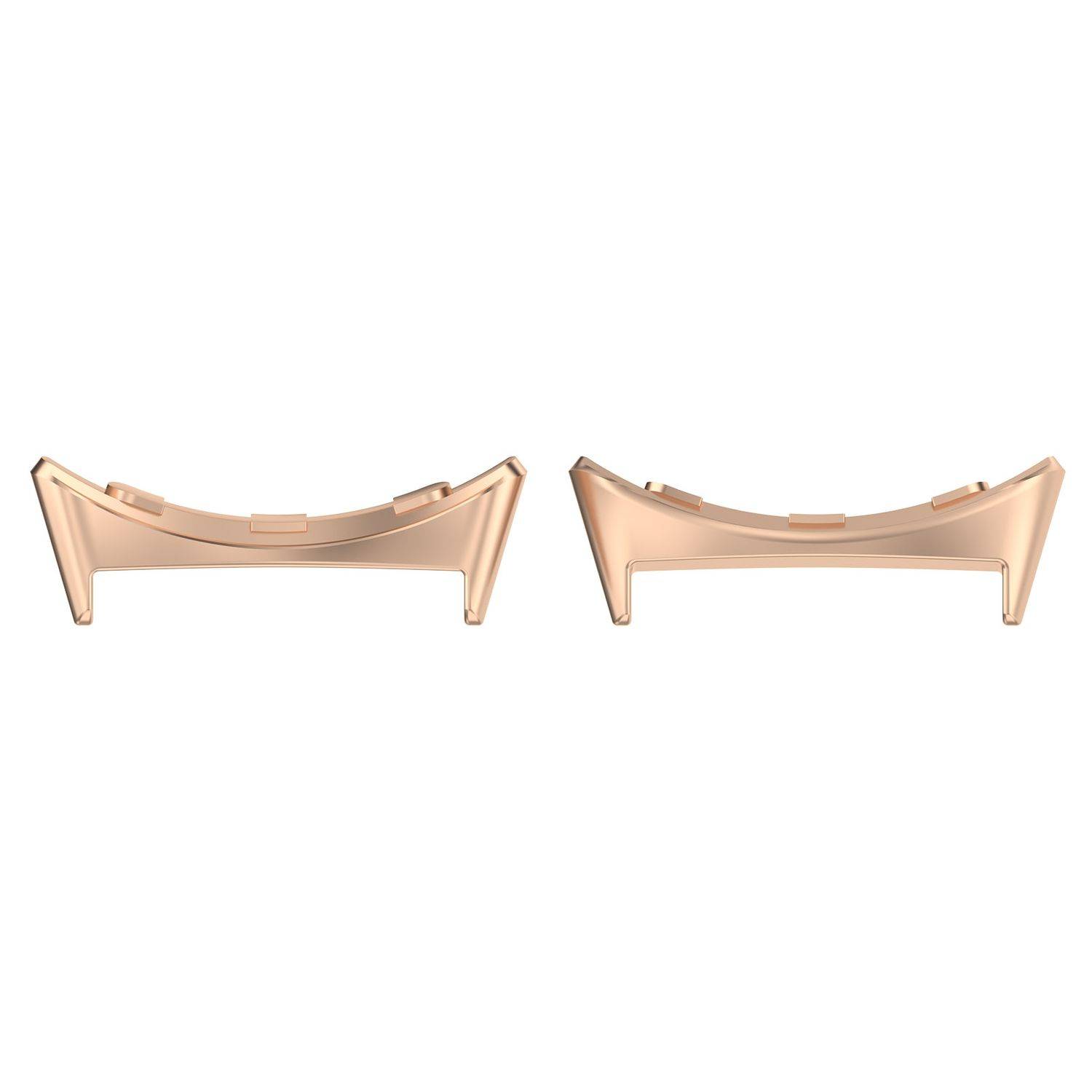 Für Google Pixel Watch 3 45mm 1 Paar Band Verbindungsstück Rose Gold